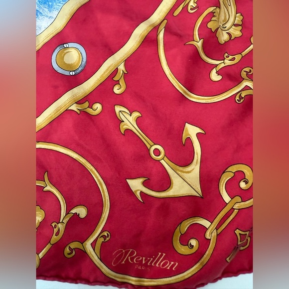 Vintage Revillon Silk Scarf: Paris - Picture 4 of 10